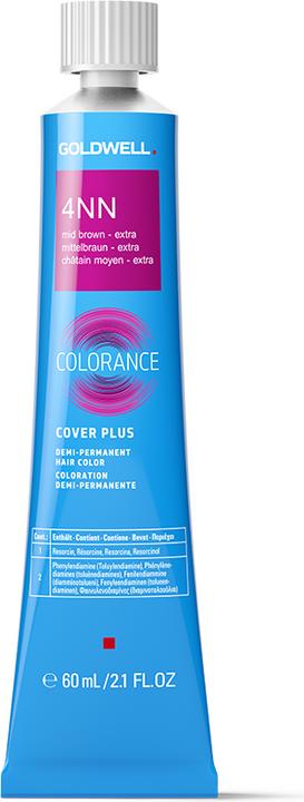 Image du produit Goldwell Colorance Tube Demi-Permanente (4NN brun moyen extra)