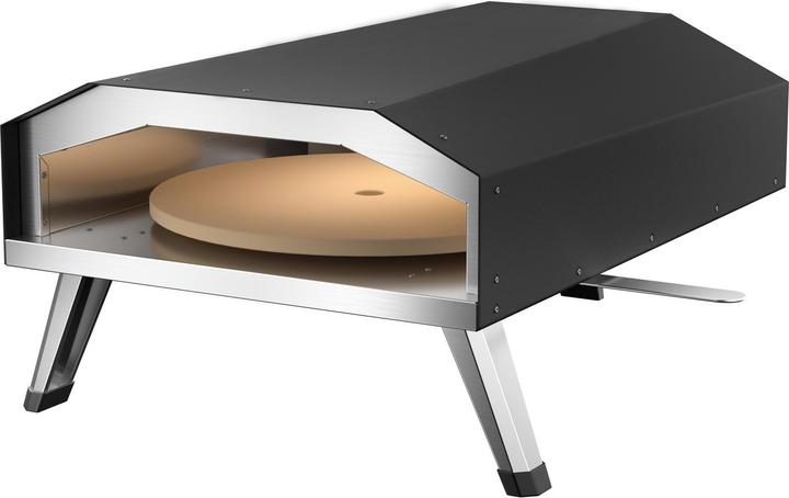 Image du produit Toboli Four à Pizza à gaz Pierre Ø330mm Portable Fonction Rotation Pieds pliables Jardin Camping (Four à pizza à gaz)