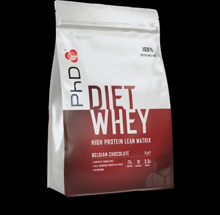 Image du produit PhD Nutrition Diet Whey (Chocolat belge, 1 pcs, 1000 g)