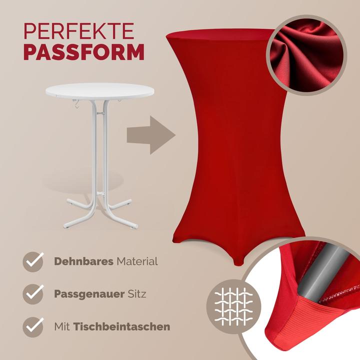 Image du produit Detex Housse de table haute (60 x 120 cm)