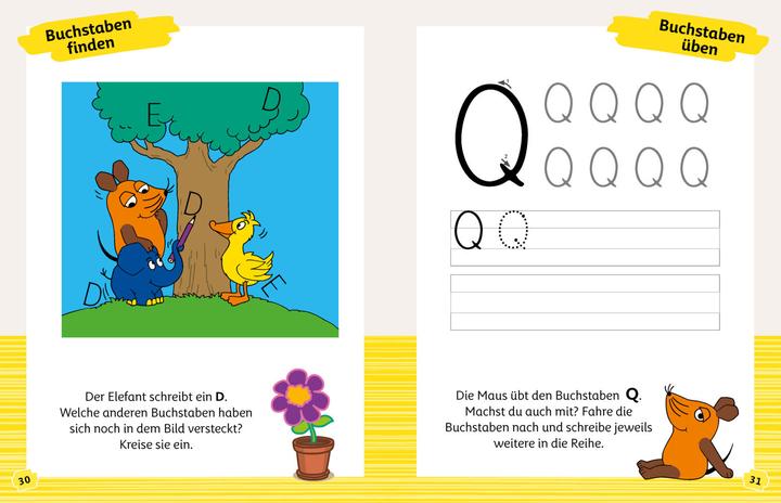 Actual product image Buchstaben üben mit der Maus (German, pen2nature, 2023)