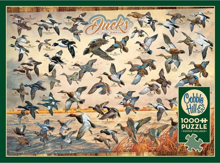 Produktbild Cobble Hill Puzzle Enten von Nordamerika 1000 Teile (1000 Teile)