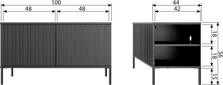 Productafbeelding Woood Graveren (56 x 100 x 44 cm)