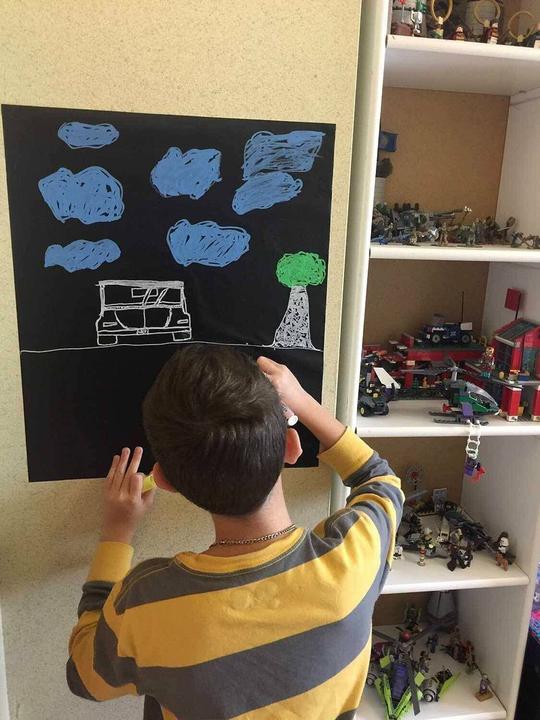 Produktbild I Am Creative Selbstklebende Wandtafel Folie Black Board