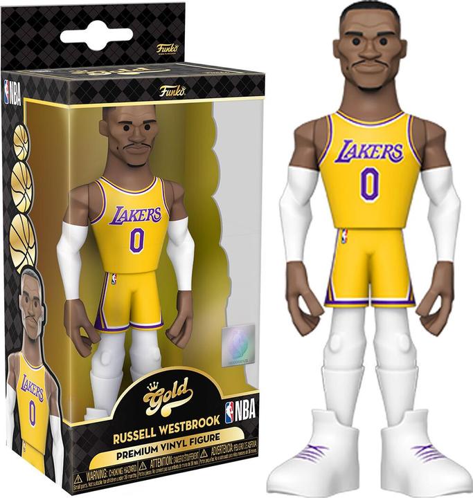 Image du produit Funko NBA - LA Lakers - Russell Westbrook Vinyl Gold Figurine 13cm de assortiment (CE'21)