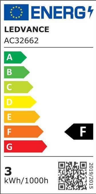 Energie-Label Osram Led Star R50 (E14, 2.60 W, 210 lm, 1 x, F)