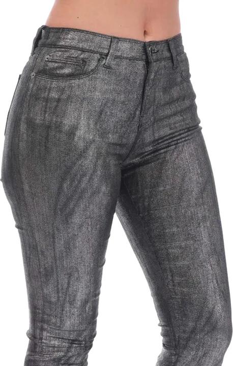 Actual product image Emporio Armani Womens/Ladies J20 Leather Patch Skinny Jeans (27)