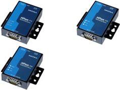 Actual product image Moxa NPort 5110, Ethernet Serial Device Server (1-port RS-232) (RJ45, RJ45 (1x))