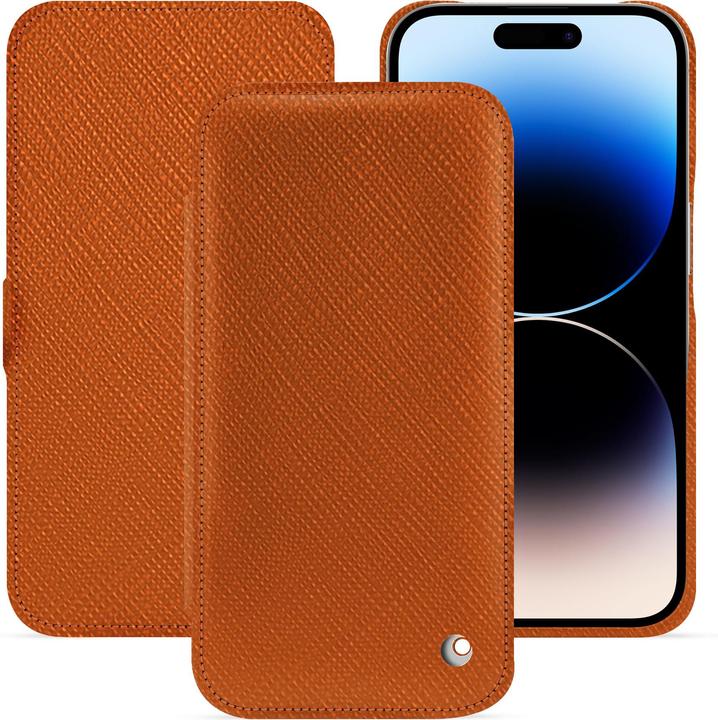 Noreve Horizontal leather flap shell (Apple iPhone 15 Pro)