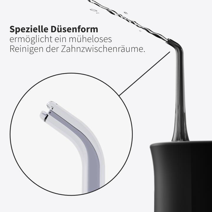 Produktbild Zahnheld Ersatzdüsen Basic 6x Schwarz (Mundduschenaufsätze)
