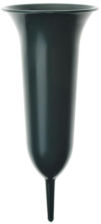 Produktbild Opiflor Grabvase Trompus, 31 cm Dunkelgrün (1 x, 12.5 x 12.5 x 32 cm, 5 l)