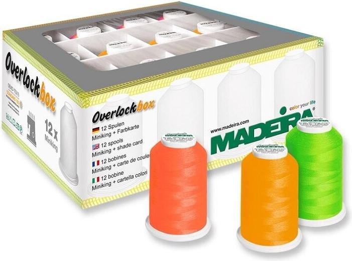 Produktbild Madeira OverlockBox Miniking 12 Spulen