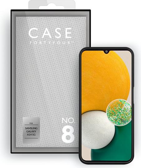 Actual product image Case FortyFour Liquid Silicone Case No.8 black (Samsung Galaxy A14 5G)