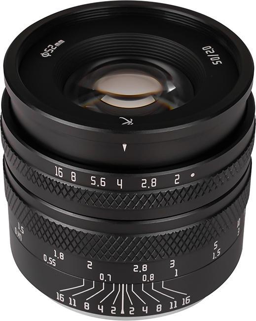 Produktbild AstrHori Full Frame 50mm F2.0 with Canon RF mount (black) (Canon RF, Vollformat)