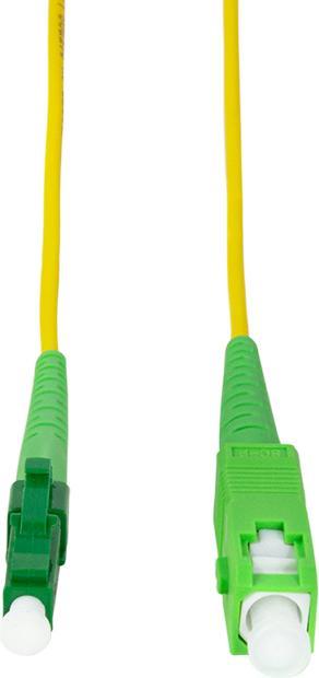 Actual product image LogiLink Fibre optic patch cable, SC plug - LC plug, OS2, 20 m (UTP, CAT6, 20 m)