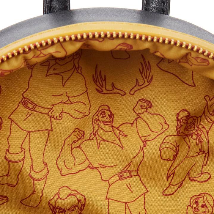 Actual product image Loungefly Disney Beauty and the Beast Villains Gaston Scene Rucksack 26cm
