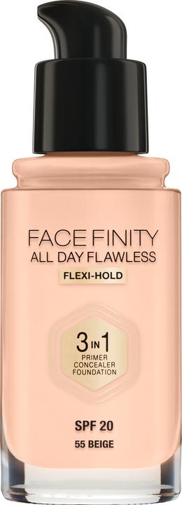 Max Factor All Day Flawless 3in1 Fond de Teint No 55 (Beige)
