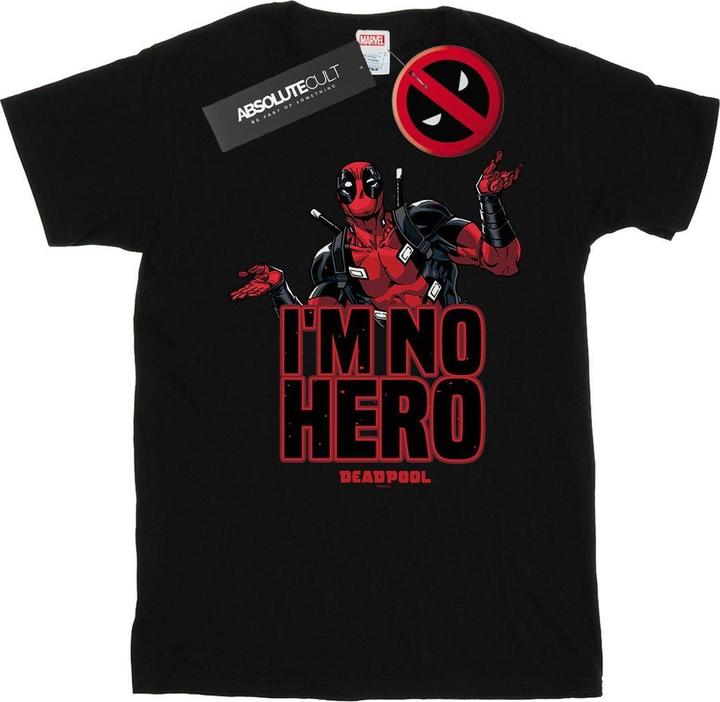 Immagine prodotto Deadpool I'm No Hero Maglietta Uomo (L)