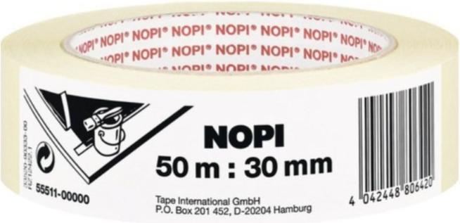Image du produit NOPI Abdeckband, beige, 25 mm x 5 m, 1 Stück
