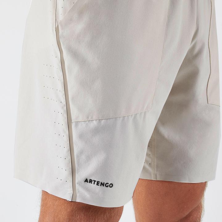 Actual product image Artengo Men's breathable tennis shorts - Dry+ Beige Gaël Monfils (XL)