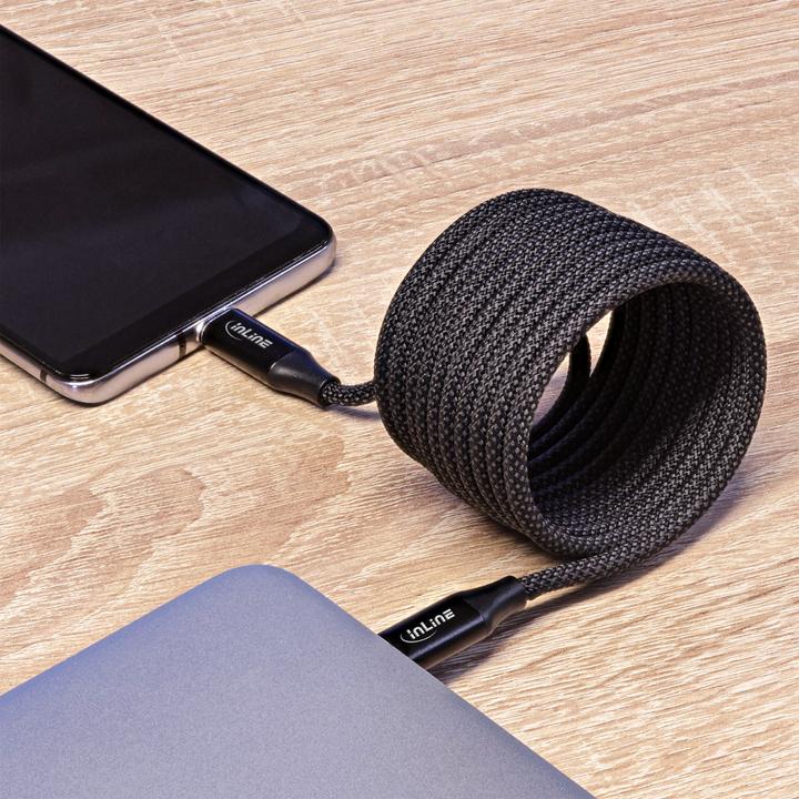 Actual product image InLine Magnetic USB-C cable (1.50 m, USB 2.0)