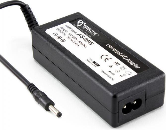 Actual product image Sbox Adapter for Asus Notebooks AS-65W (65 W)
