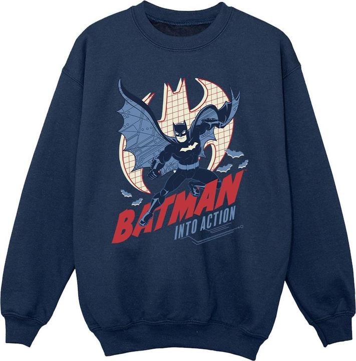 Produktbild Batman Into Action Sweatshirt Mädchen (152, 158)