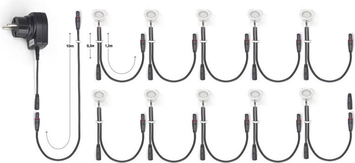 Produktbild Brilliant LED-Einbauleuchte 10er Set 1.5 (35 lm)