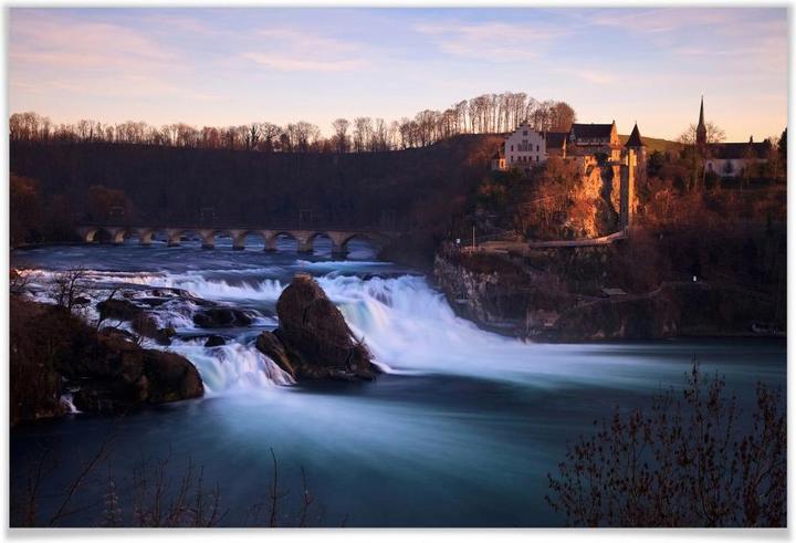 Actual product image Trenddeko Rhine Falls (100 x 70 cm)