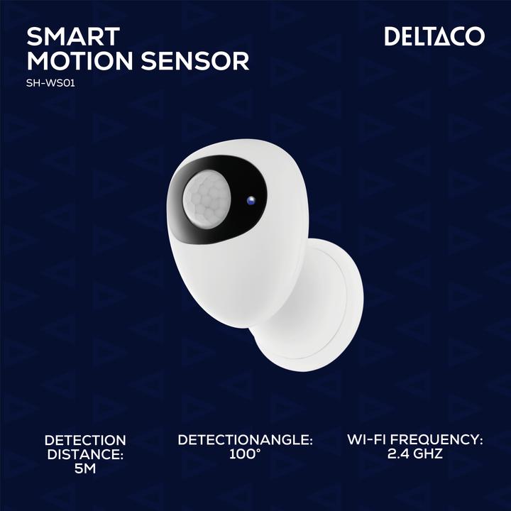 Productafbeelding Deltaco WiFi-bewegingsmelder (5 m)