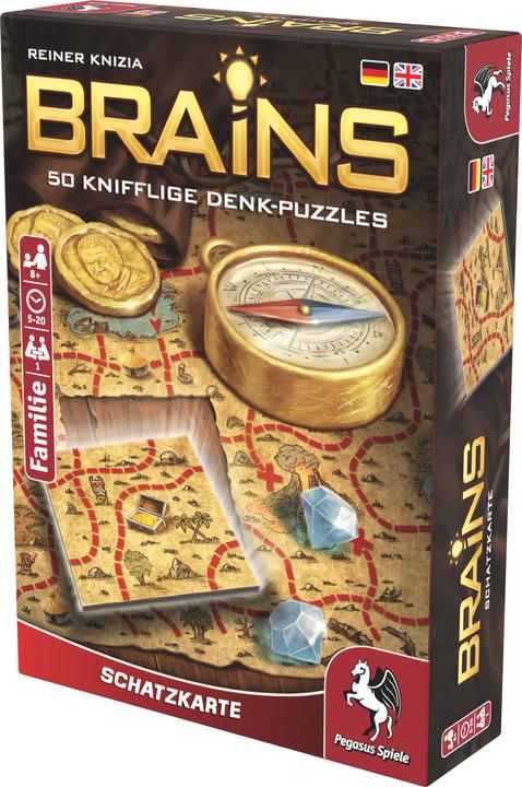 Image du produit Pegasus Carte au trésor de Brain (Allemand, Anglais)