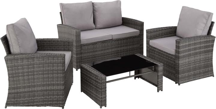Produktbild tectake Rattan Lounge Lucca