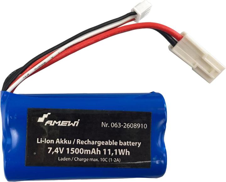 Actual product image Amewi RC Battery Li-Ion 1500 mAh 7.4 V (7.40 V, 1500 mAh)