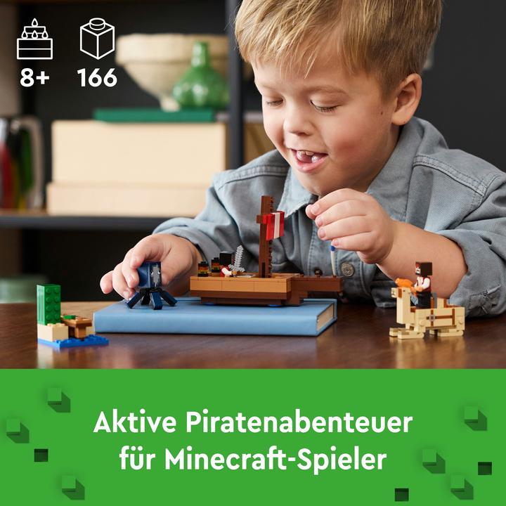 Produktbild LEGO Die Piratenschiffreise (21259, LEGO Minecraft)