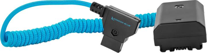 Actual product image Kondor Blue D-Tap to Sony NP-FZ100 Dummy Battery Cable (Power adapter)