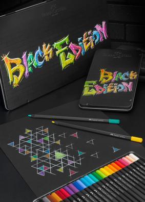Image du produit Faber-Castell Édition noire (Multicolore, Noir, 12 x)