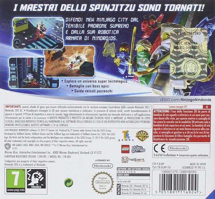 Immagine prodotto Warner Bros LEGO Ninjago: Nindroids Nintendo 3DS e (Switch, Switch Lite, Switch OLED)