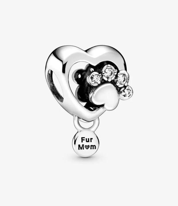 Produktbild Pandora Paw Heart Charm (Sterlingsilber)