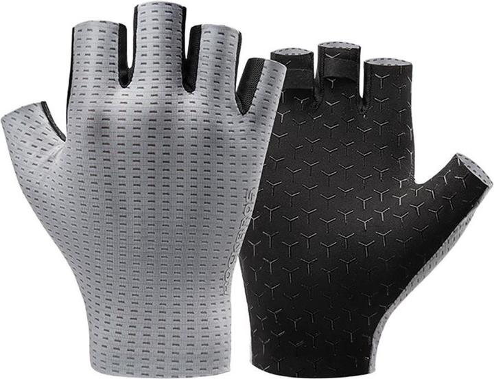 Produktbild Rockbros Breathable Short Finger Cycling Gloves, Size: S - Gray (S)