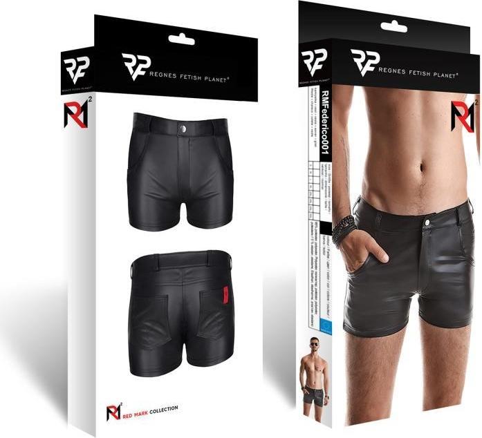 Produktbild Regnes Fetish Planet Herren Wetlook Shorts "RMFederico001" (XL)
