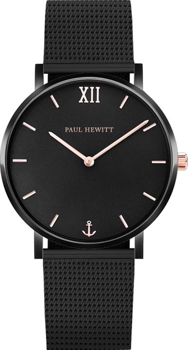 Actual product image Paul Hewitt Sailor Line Black Sunray (Analogue wristwatch, 39 mm)