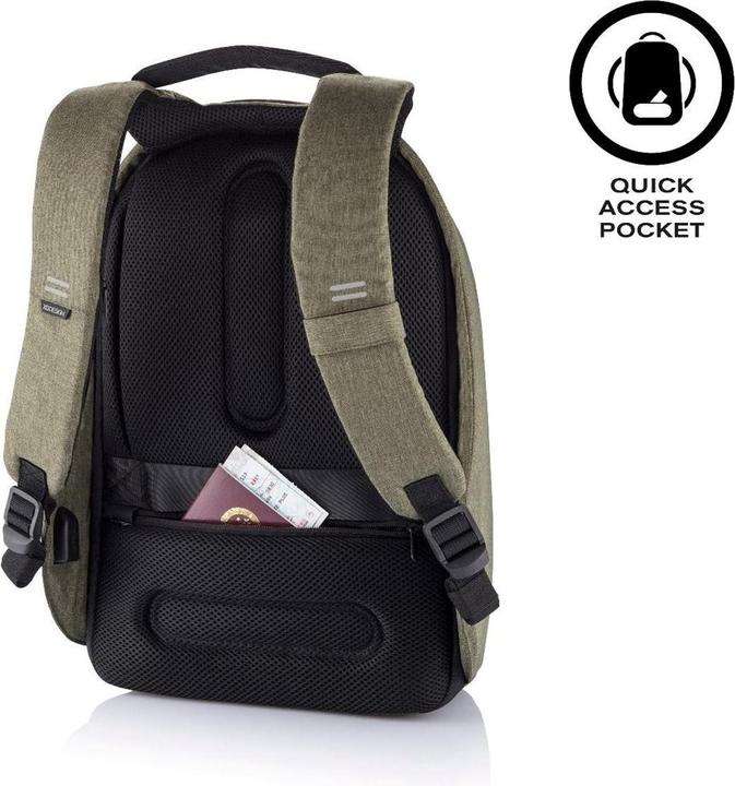 Produktbild XD Design PLECAK ANTYKRADZIEŻOWY BOBBY HERO SMALL ZIELONY P/N: P705.707 (13 l)