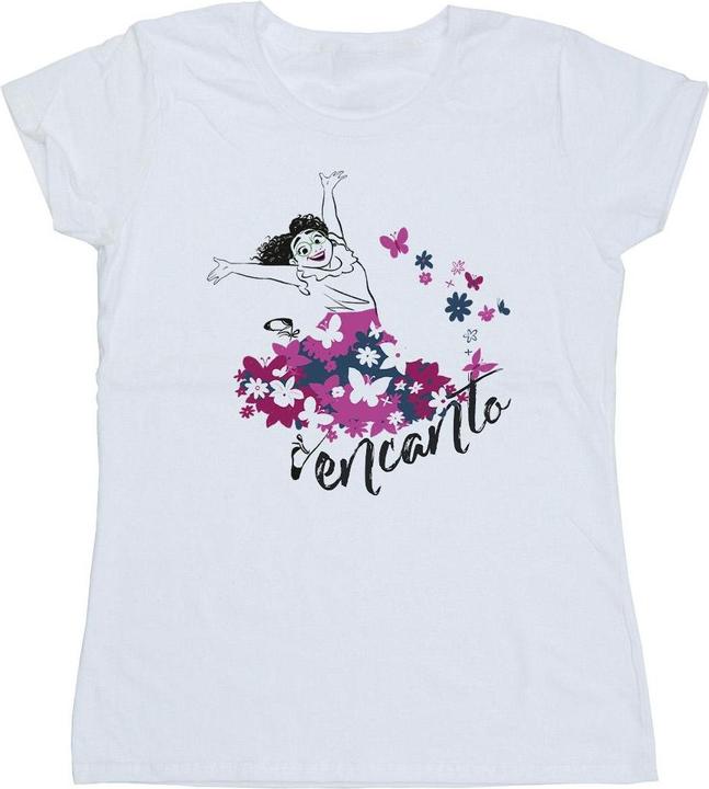 Actual product image Disney Womens/Ladies Encanto Mirabel Flower Cotton T-Shirt (XL)
