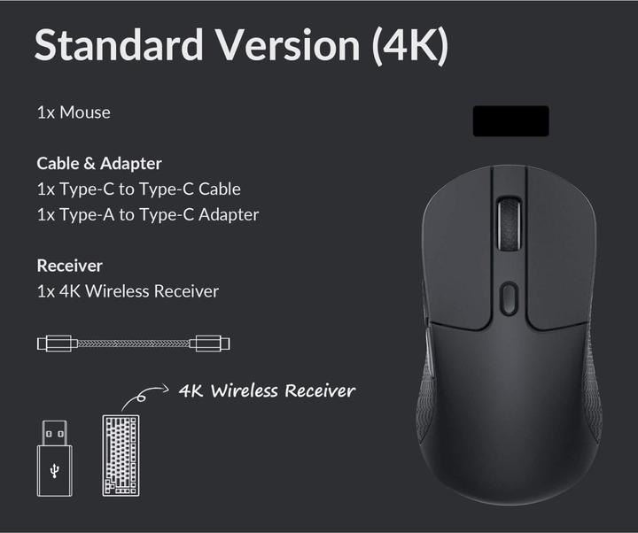 Image du produit Keychron M3 4K (Sans fil, Filaire)
