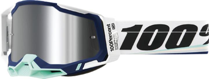 Produktbild 100% Racecraft 2 Goggle Arsham - Mirror Silver (Arsham Red, Silber)