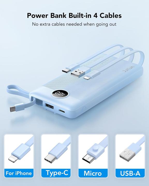 Actual product image Vrurc Powerbank (10000 mAh, 12 W)
