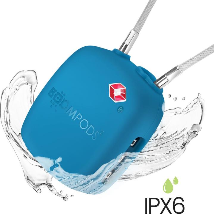 Actual product image Boompods LOCK TSA Bag Tracker Ocean Blue (iOS)