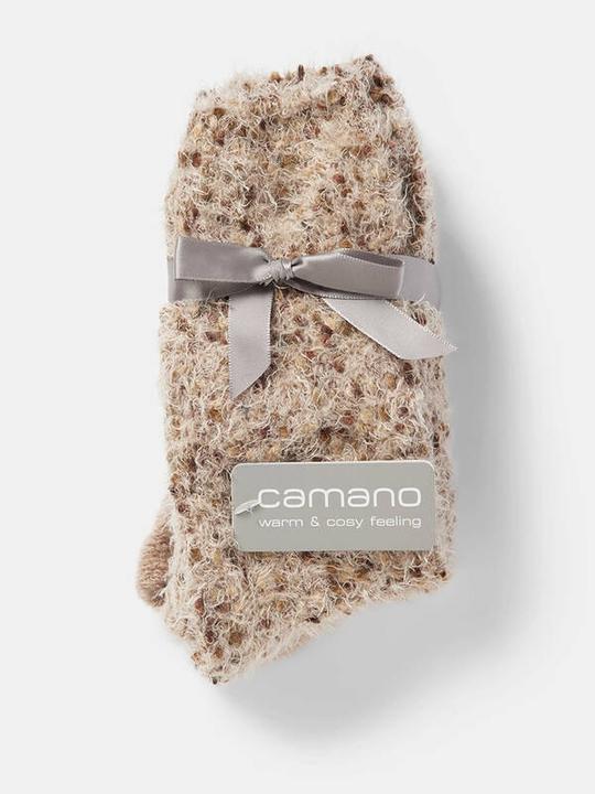 Produktbild Camano Cosy Feather Popcorn Kuschelsocken (2er Pack, 35 - 38)