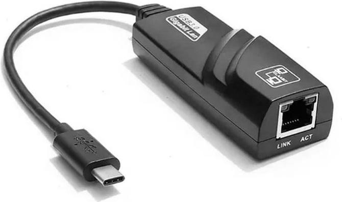 Produktbild Hermex LAN USB-C LAN zu USB-C Adapter Ethernet Adapter Ethernet USB-C Adapter (RJ45 (1x))