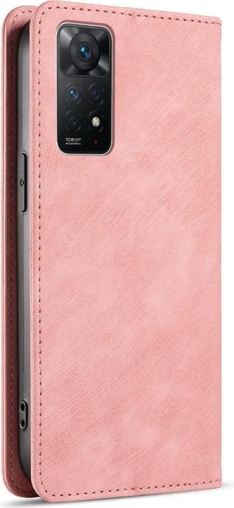 Produktbild Cover-Discount Xiaomi Redmi Note 11 Pro / 12 Pro - Stand Flip Case Hülle rosa (Xiaomi Mi 11 Lite, Xiaomi Mi 11 Lite 5G)